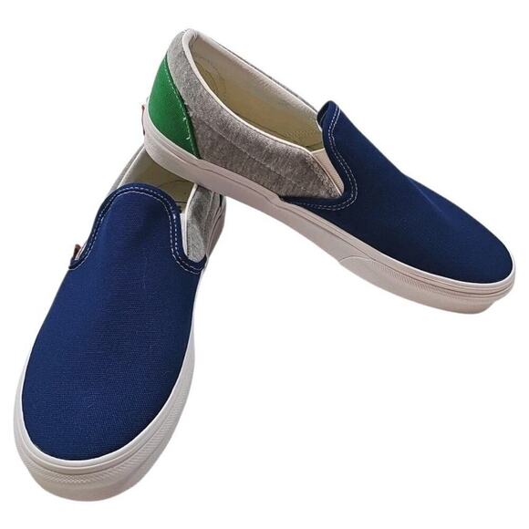 Vans ~Men\'s 9; Woman 10.5~ Classic Gray/True Wht Slip-On Coastal Sneakers NEW. main image 10